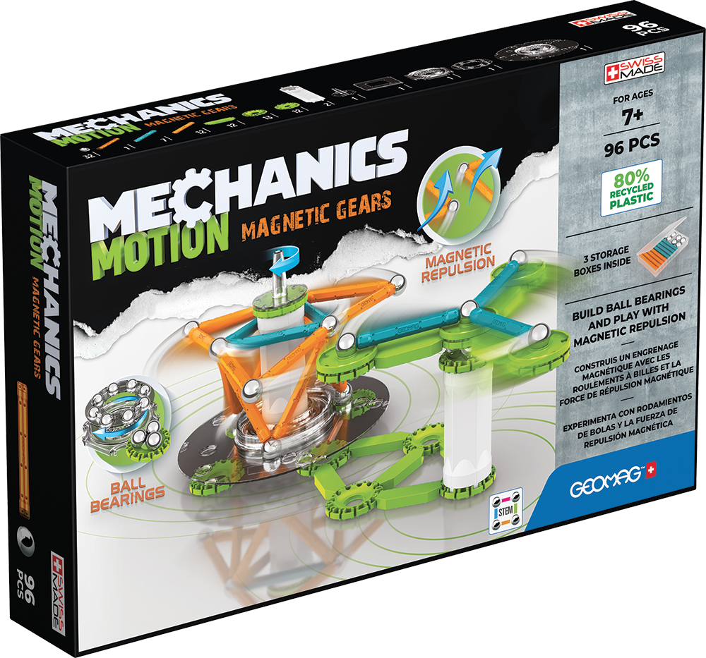 Mechanics Motion Magnetic Gears 96 pcs
